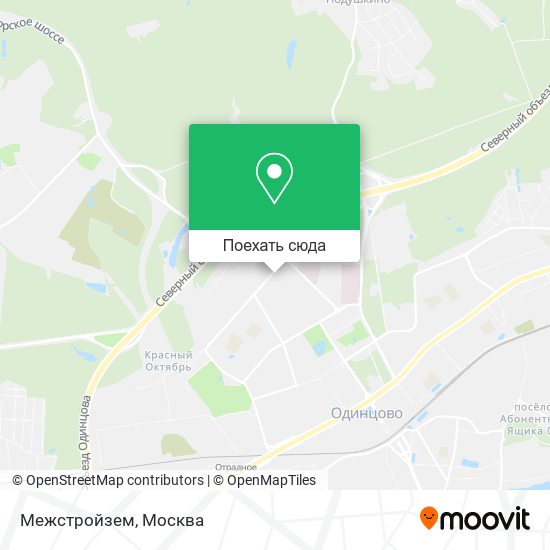 Карта Межстройзем