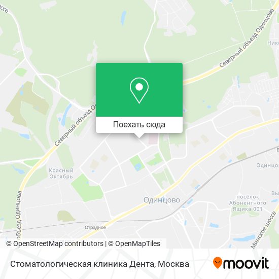 Карта Стоматологическая клиника Дента