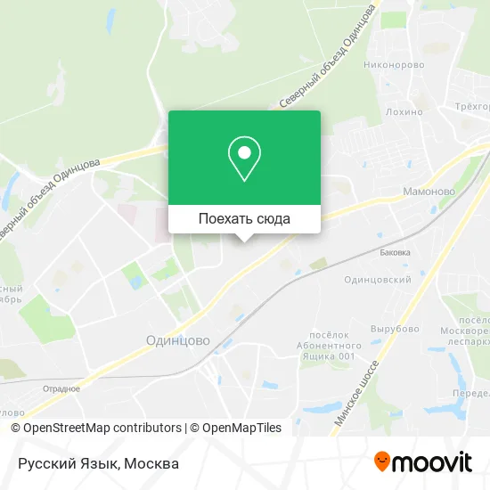 Карта Русский Язык