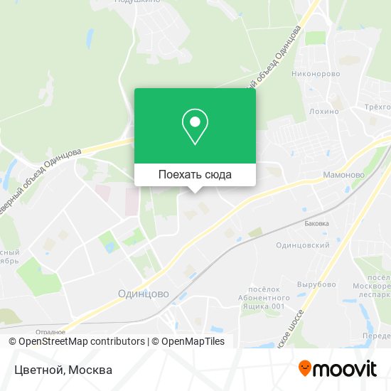 Карта Цветной
