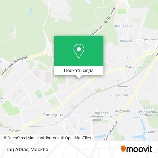 Карта Трц Атлас