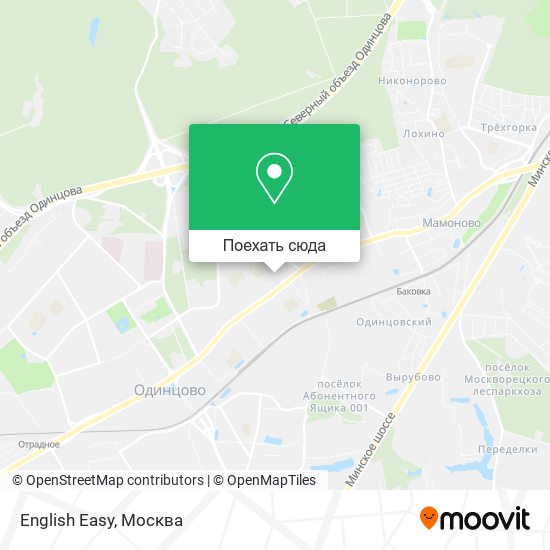 Карта English Easy