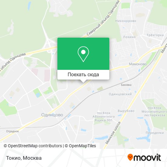 Карта Токио