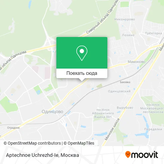Карта Aptechnoe Uchrezhd-Ie