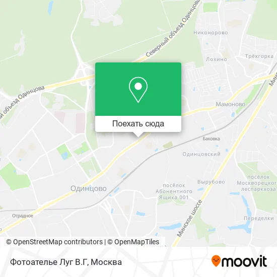 Карта Фотоателье Луг В.Г