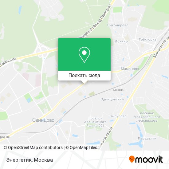 Карта Энергетик
