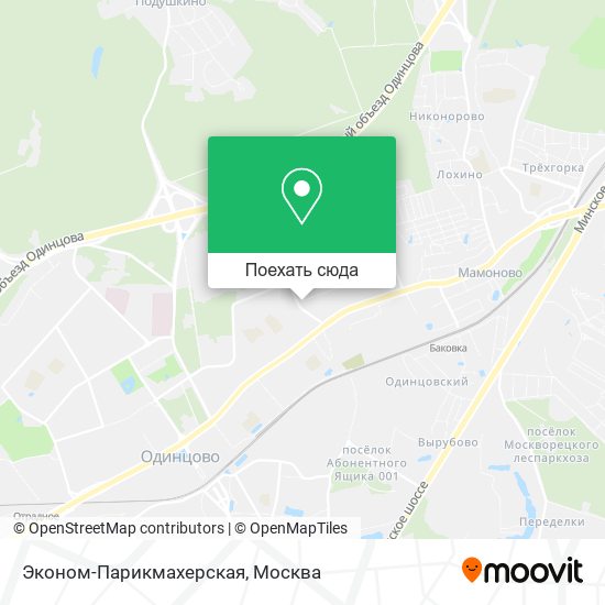 Карта Эконом-Парикмахерская