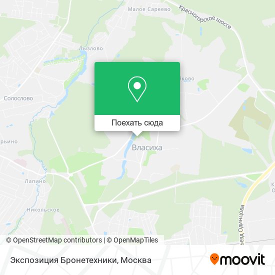 Карта Экспозиция Бронетехники