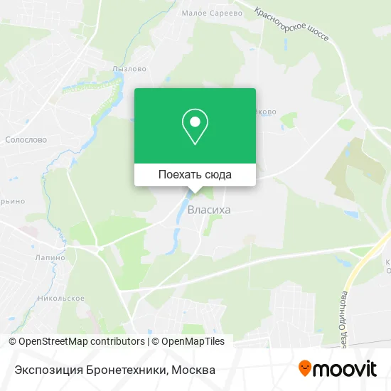 Карта Экспозиция Бронетехники