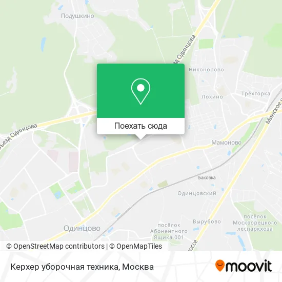 Карта Керхер уборочная техника