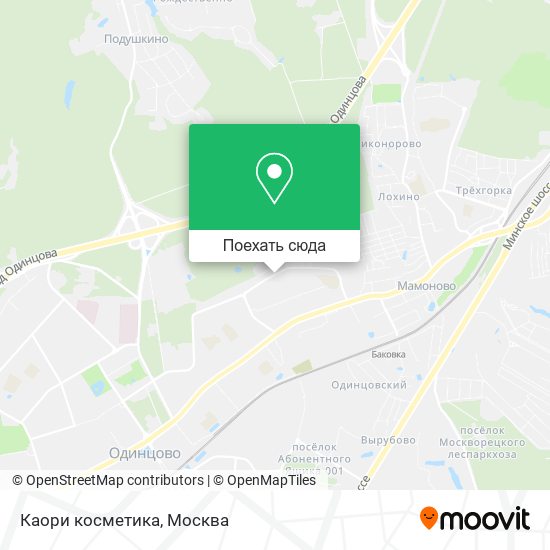 Карта Каори косметика