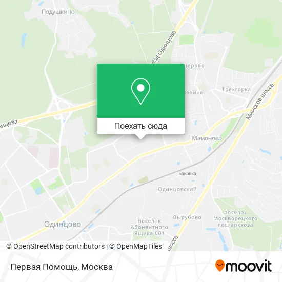 Карта Первая Помощь