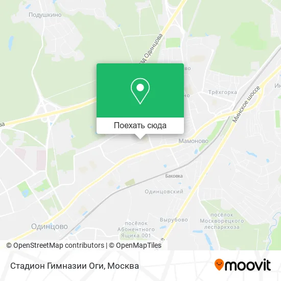 Карта Стадион Гимназии Оги