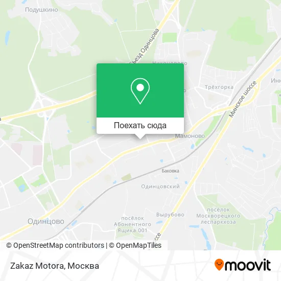 Карта Zakaz Motora