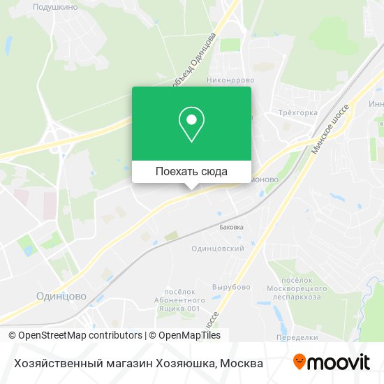 Карта Хозяйственный магазин Хозяюшка