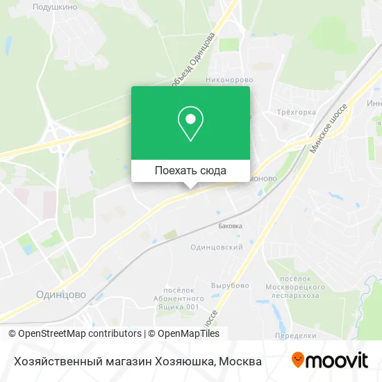 Карта Хозяйственный магазин Хозяюшка