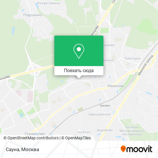 Карта Сауна