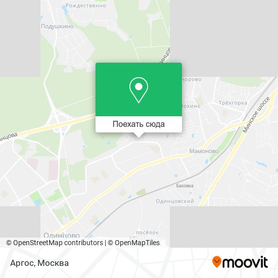 Карта Аргос