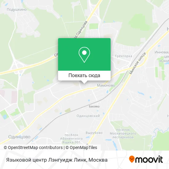 Карта Языковой центр Лэнгуидж Линк