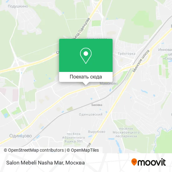Карта Salon Mebeli Nasha Mar