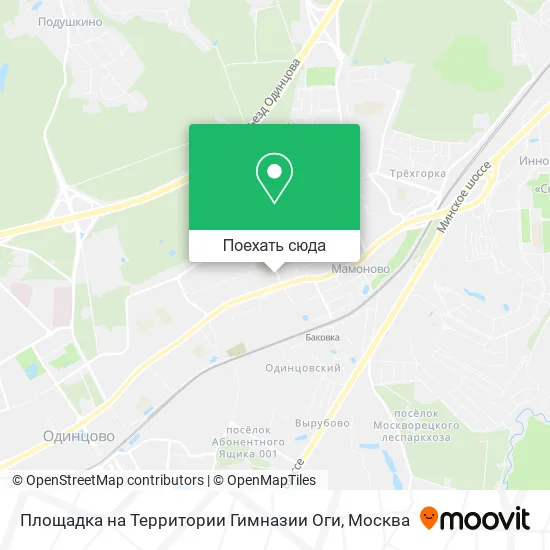 Карта Площадка на Территории Гимназии Оги