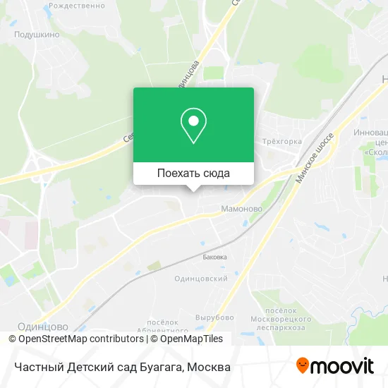 Карта Частный Детский сад Буагага