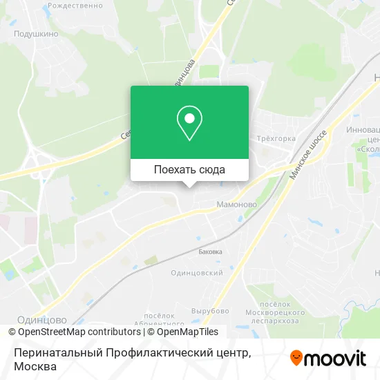 Карта Перинатальный Профилактический центр