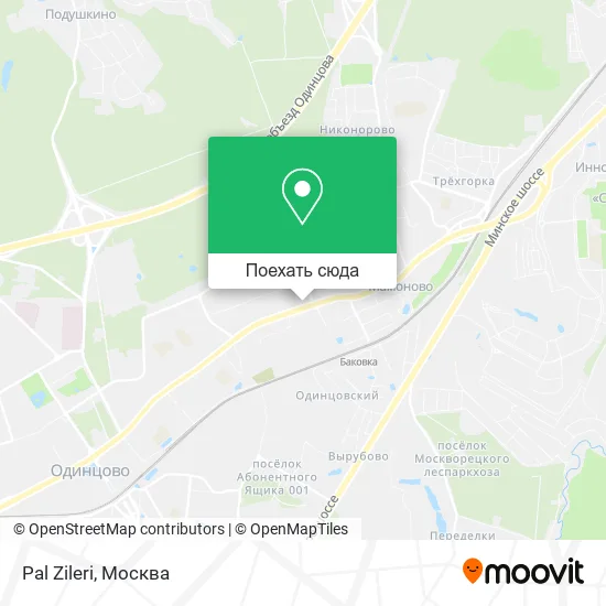 Карта Pal Zileri