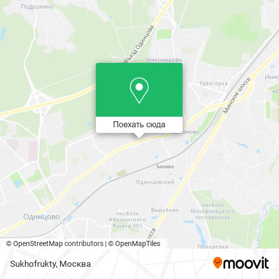 Карта Sukhofrukty