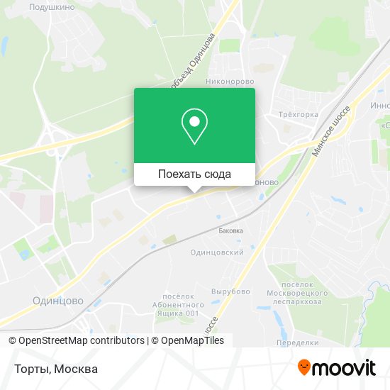 Карта Торты