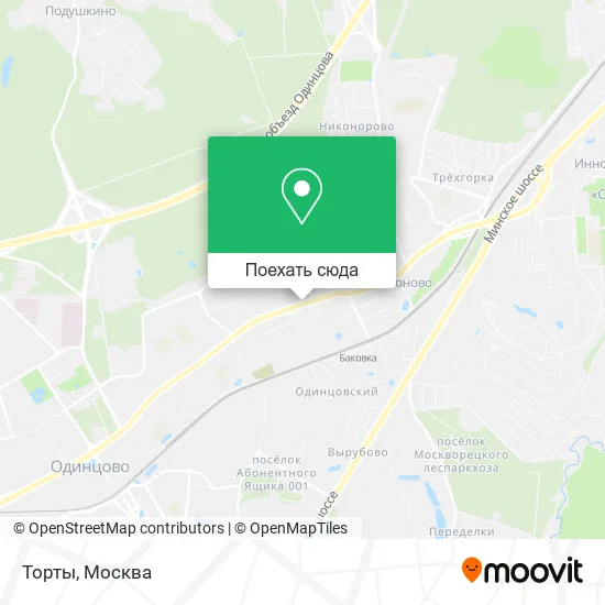 Карта Торты