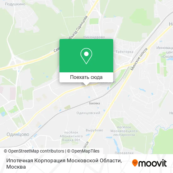 Карта Ипотечная Корпорация Московской Области