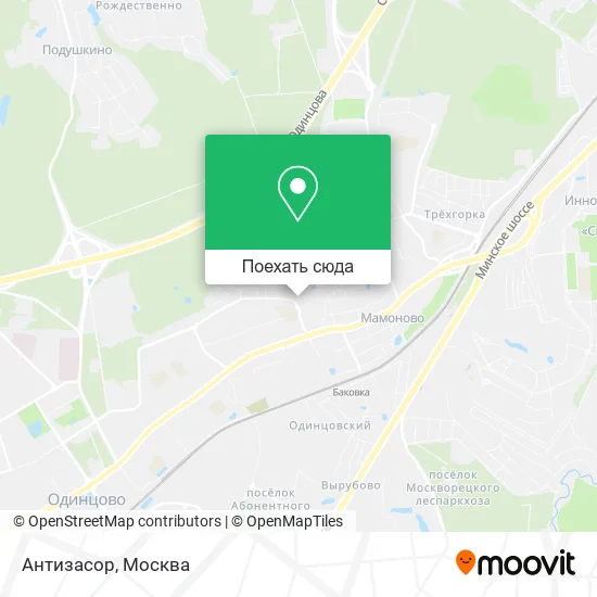 Карта Антизасор
