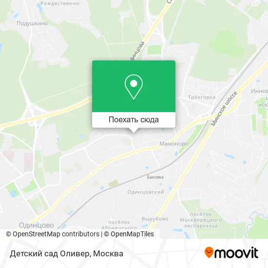 Карта Детский сад Оливер