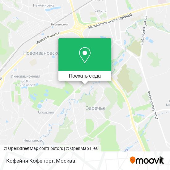 Карта Кофейня Кофепорт