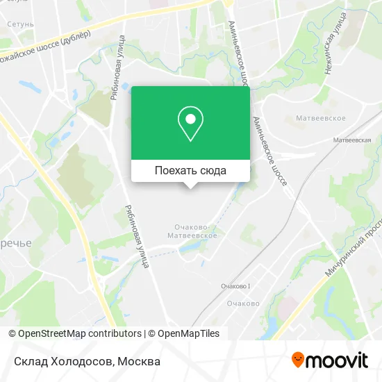 Карта Склад Холодосов