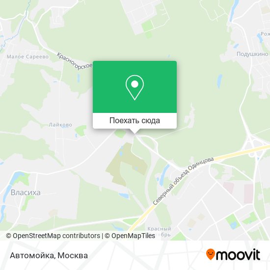 Карта Автомойка