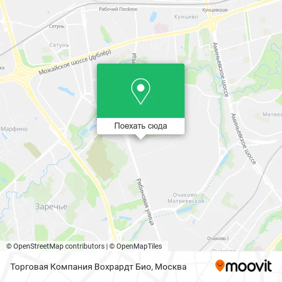 Карта Торговая Компания Вохрардт Био