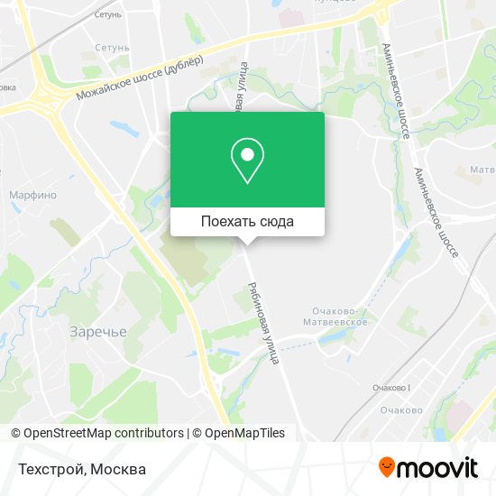 Карта Техстрой