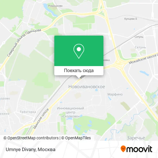 Карта Umnye Divany