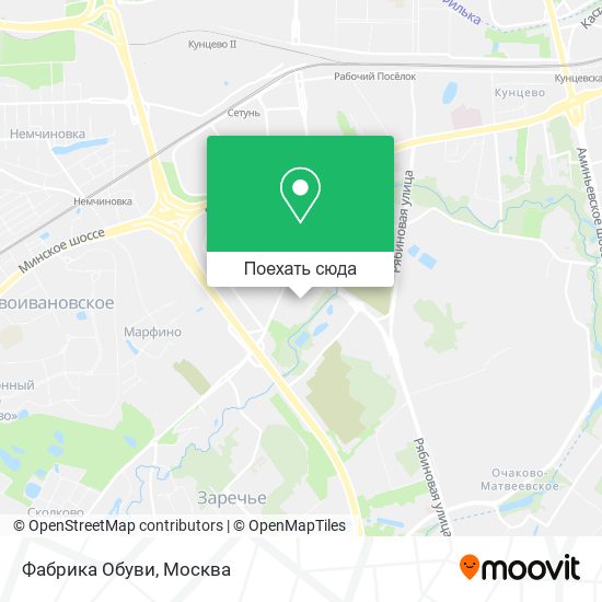 Карта Фабрика Обуви
