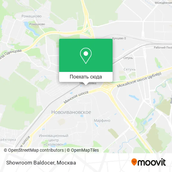 Карта Showroom Baldocer