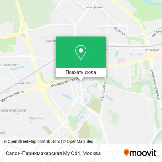 Карта Салон-Парикмахерская My Odri
