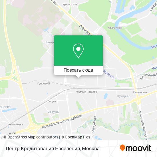 Карта Центр Кредитования Населения