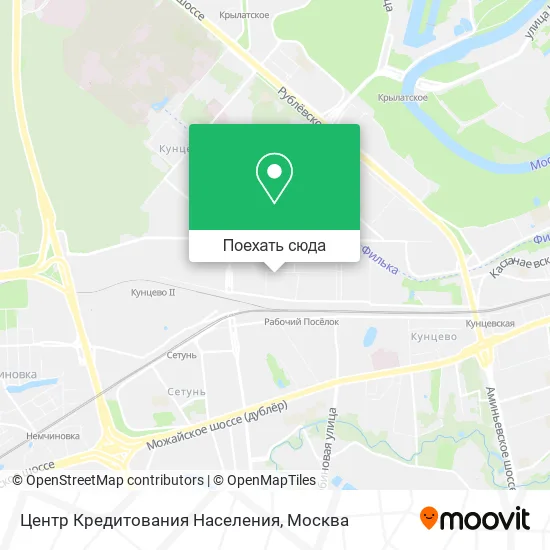 Карта Центр Кредитования Населения