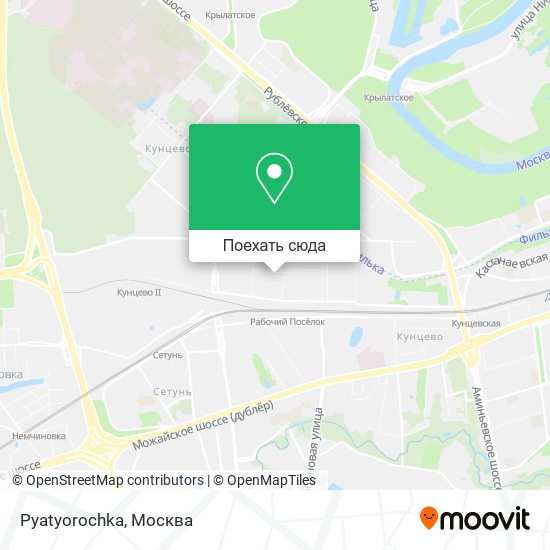 Карта Pyatyorochka