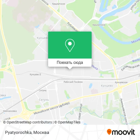 Карта Pyatyorochka