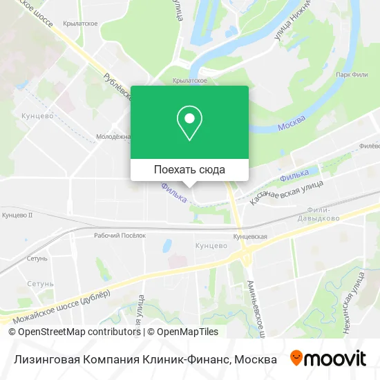 Карта Лизинговая Компания Клиник-Финанс