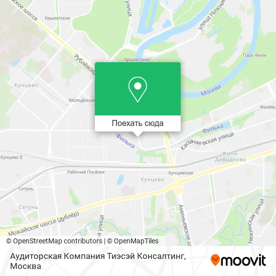 Карта Аудиторская Компания Тиэсэй Консалтинг