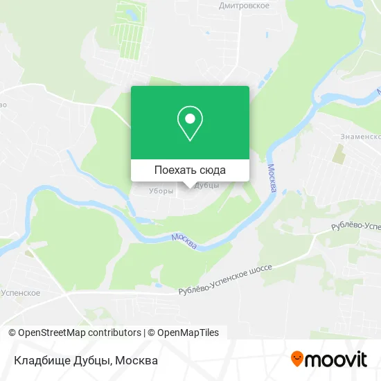 Карта Кладбище Дубцы